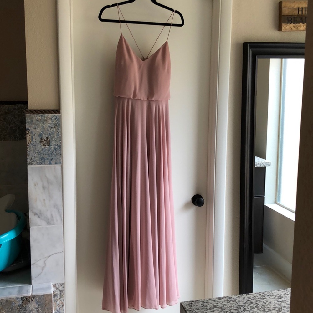 Jenny Yoo “Inesse” Dress in “Whipped Apricot”